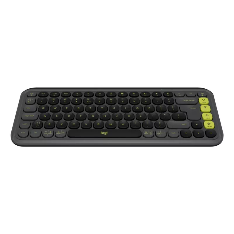 Logitech POP Icon Keys klaviatūra Bluetooth QWERTY US International Graphite Green