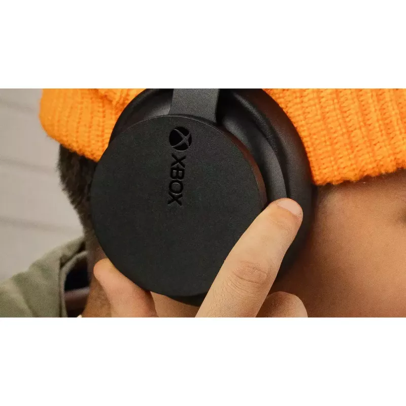 Microsoft Xbox Wireless Headset TLL-00021 žaidimų ausinės per visą ausį, Bluetooth 5.3, USB-C, Dolby Atmos, DTS Headphone:X, 312 g, juodos