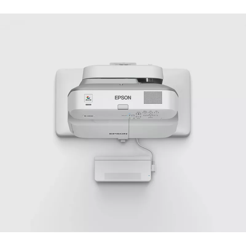 Epson EB-695Wi itin trumpo fokusavimo projektorius 3500 ANSI liumenų 3LCD WXGA (1280x800) Baltas, Pilkas