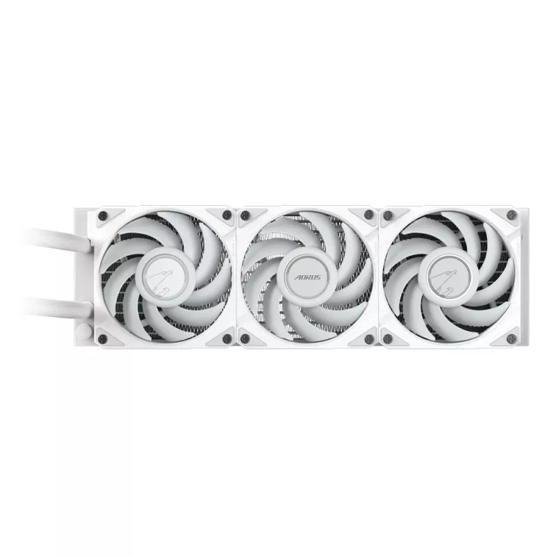 GIGABYTE AORUS WATERFORCE II 360 ICE AIO skystas aušintuvas CPU - 3x120mm ARGB ventiliatoriai, slydimo fiksavimo mechanizmas, DAISY-CHAIN, suderinamas su Intel LGA 1851 ir AMD AM5
