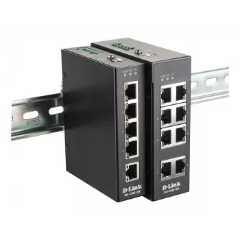 D-Link DIS-100E-5W nevaldomas pramoninis 5 prievadų Fast Ethernet komutatorius