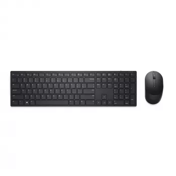 DELL Pro belaidė klaviatūra ir pelė - KM5221W - US International (QWERTY) - Juoda