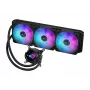 ASUS ROG Strix LC III 360 ARGB skysčio aušinimo rinkinys 360 mm radiatorius 3×120 mm ventiliatoriai juodas
