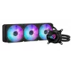 ASUS ROG Strix LC III 360 ARGB skysčio aušinimo rinkinys 360 mm radiatorius 3×120 mm ventiliatoriai juodas