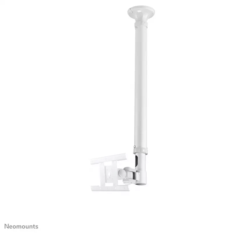Neomounts FPMA-C100WHITE lubinis monitoriaus/TV laikiklis 10–30 colių - aukštis 79–129 cm