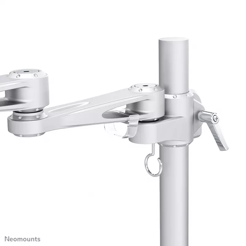 Neomounts FPMA-D935G Monitor laikiklis 10-30 colių, Grommet, 10 kg, 25,4 cm (10 col.), 76,2 cm (30 col.), 100 x 100 mm, Sidabrinis