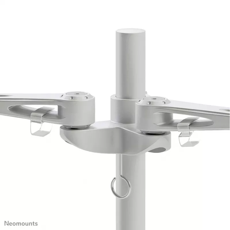 Neomounts FPMA-D935D Monitorinis stovas 14-27 inch, spaustuvas, 6 kg, 35,6 cm (14 inch), 68,6 cm (27 inch), 100 x 100 mm, sidabrinis