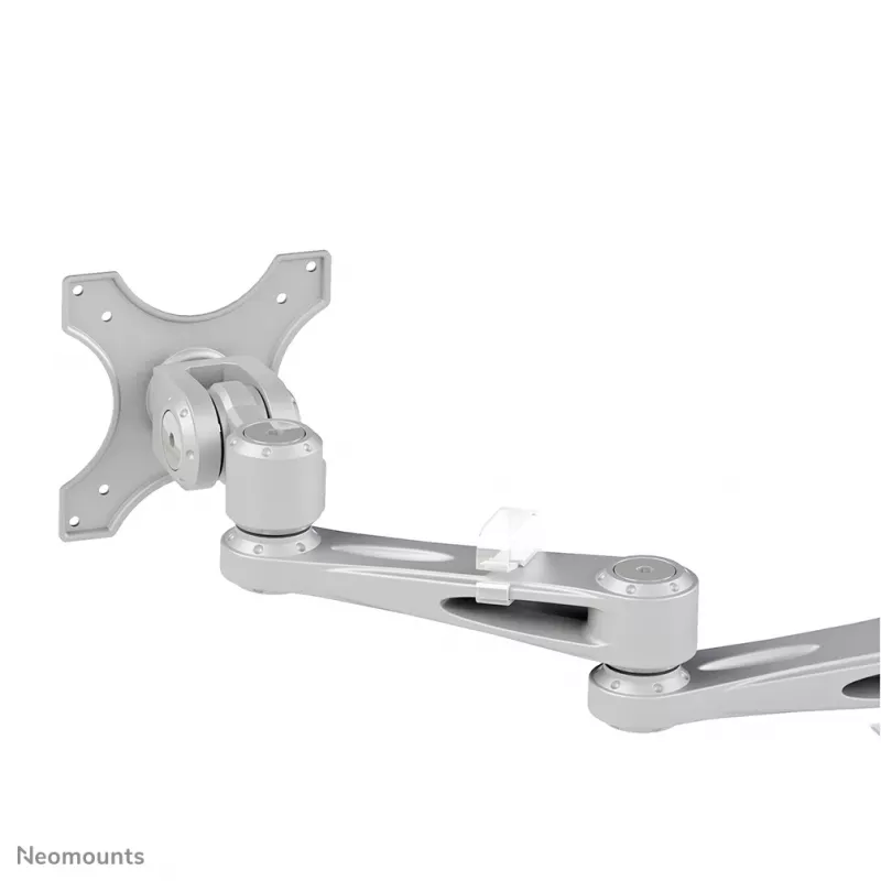 Neomounts FPMA-D935D Monitorinis stovas 14-27 inch, spaustuvas, 6 kg, 35,6 cm (14 inch), 68,6 cm (27 inch), 100 x 100 mm, sidabrinis