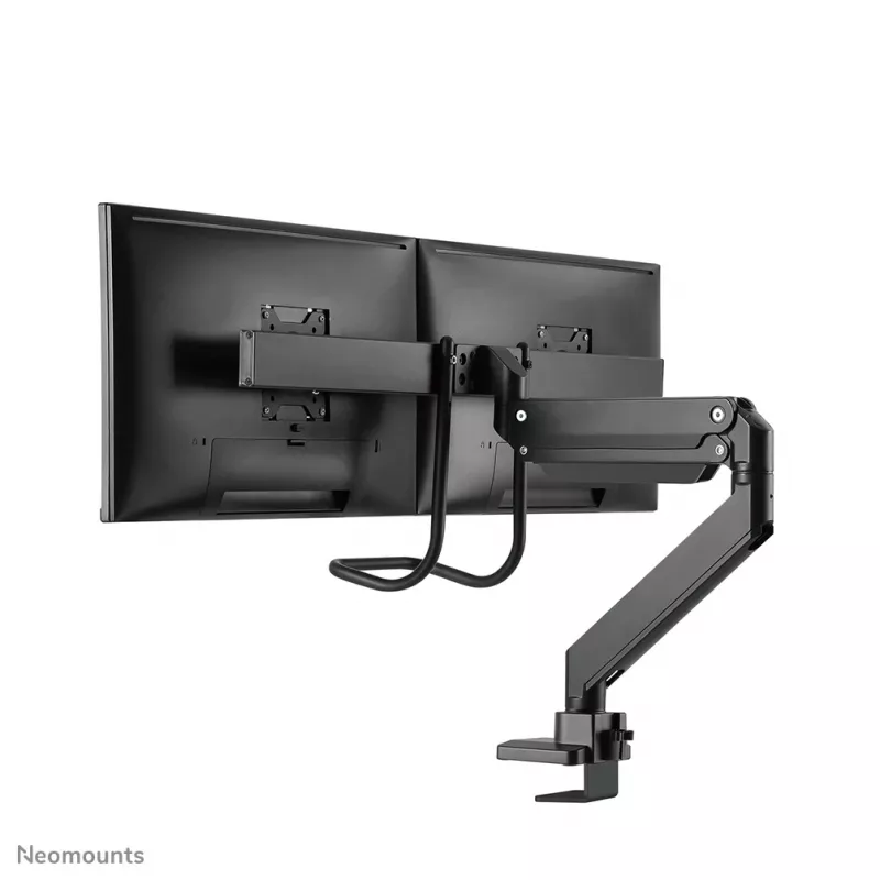 Neomounts NM-D775DXBLACK Monitorinis laikiklis 10-32 colių - dujinė spyruoklė - Topfix - 180° stabdiklis