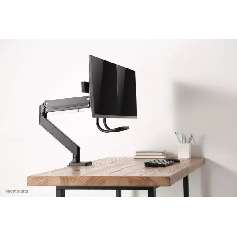 Neomounts NM-D775DXBLACK Monitorinis laikiklis 10-32 colių - dujinė spyruoklė - Topfix - 180° stabdiklis