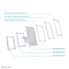 Neomounts DS15-630WH1 Planšetinio kompiuterio stovas ant stalo ir sienos 9,7-11 colių – su užraktu