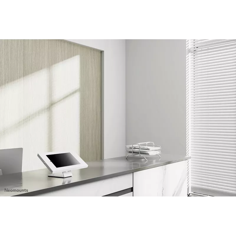Neomounts DS15-630WH1 Planšetinio kompiuterio stovas ant stalo ir sienos 9,7-11 colių – su užraktu