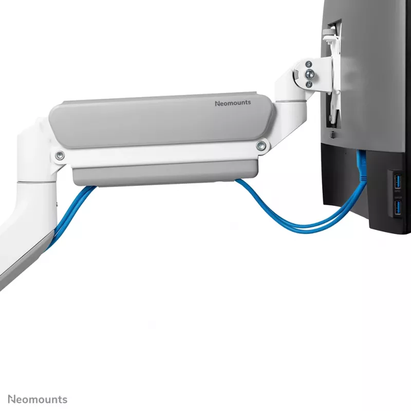 Neomounts DS70-450WH1 Monitorinis laikiklis 17-42 colių - dujinė spyruoklė - Topfix - 180° stabdys