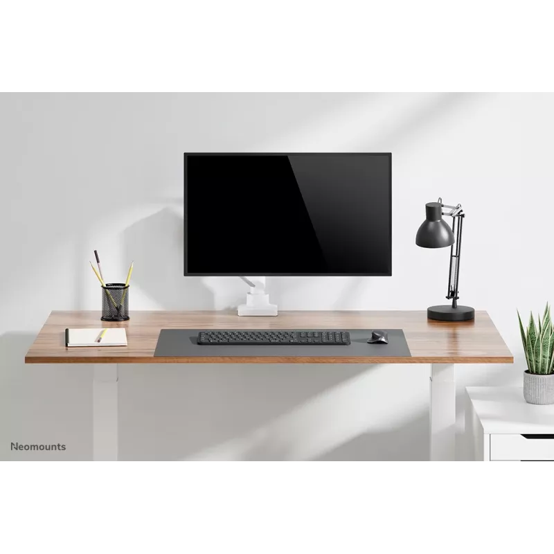 Neomounts DS70-450WH1 Monitorinis laikiklis 17-42 colių - dujinė spyruoklė - Topfix - 180° stabdys