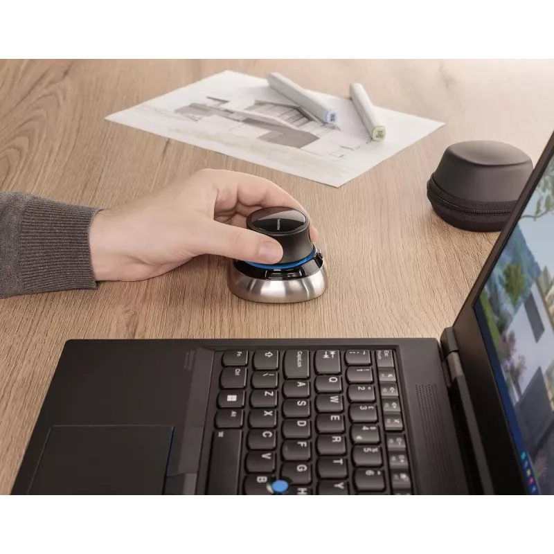 3Dconnexion SpaceMouse Office RF belaidė + Bluetooth + USB-A pelė