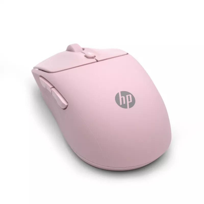 HP 400 Tyla Rožinė Belaidė Pelė, Ambidekstrinė, RF Belaidis + Bluetooth, 6000 DPI, Rožinė