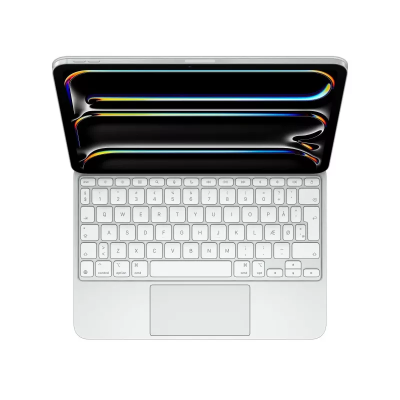APPLE Magic Keyboard iPad Pro 11 colių (M4) – daniškas – balta