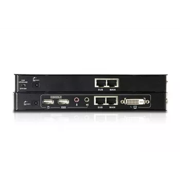 ATEN CE600 USB DVI KVM prailgintuvas su garsu ir RS-232 (60 m), siųstuvas ir imtuvas