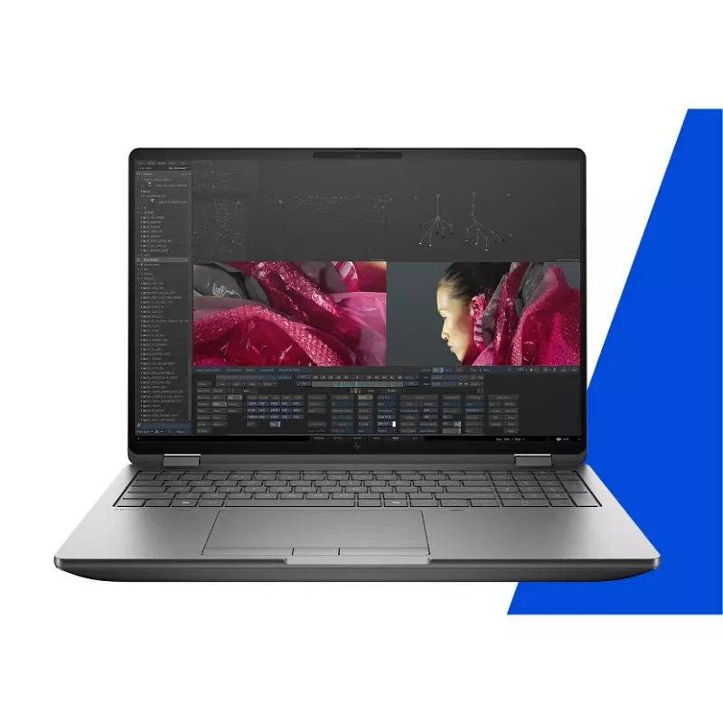 HP ZBook Fury G1i Intel Core Ultra 7 255HX Mobilioji darbo stotis 40,6 cm (16 colių) WUXGA 32 GB DDR5-SDRAM 1 TB SSD NVIDIA RTX PRO 2000 Blackwell Wi-Fi 7 (802.11be) Windows 11 Pro AI Workstation, AI PC sidabrinė