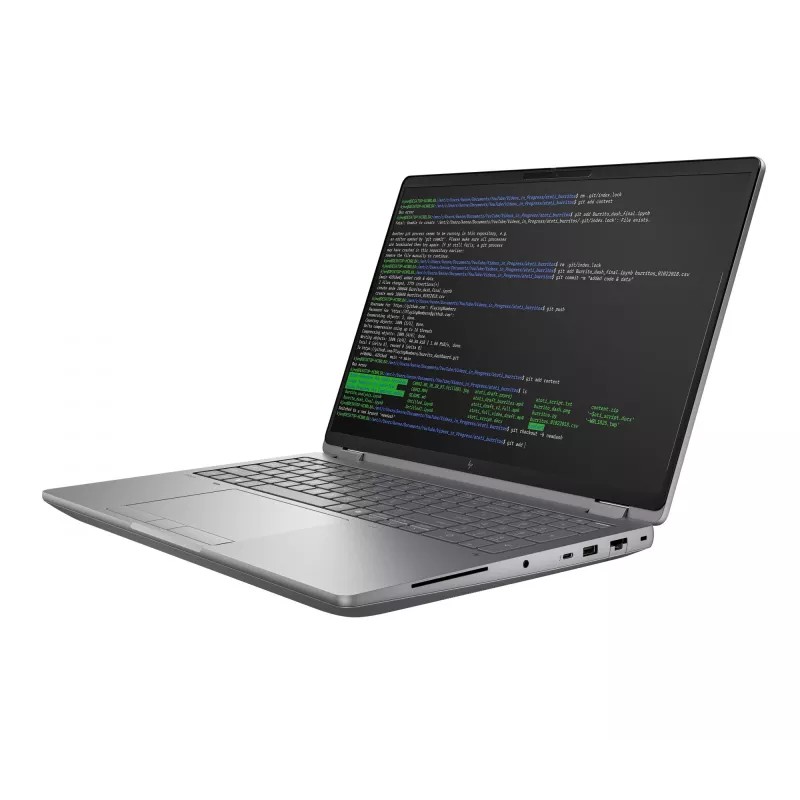 HP ZBook Fury G1i Intel Core Ultra 7 255HX Mobilioji darbo stotis 40,6 cm (16 colių) WUXGA 32 GB DDR5-SDRAM 1 TB SSD NVIDIA RTX PRO 2000 Blackwell Wi-Fi 7 (802.11be) Windows 11 Pro AI Workstation, AI PC sidabrinė