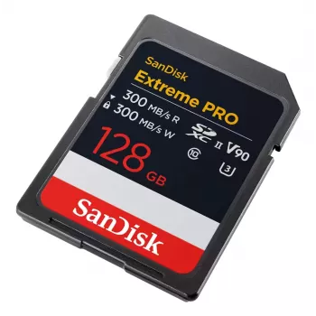 „SanDisk Extreme PRO“ 128 GB SDXC UHS-II atminties kortelė SDSDXDM-128G-GN4IN