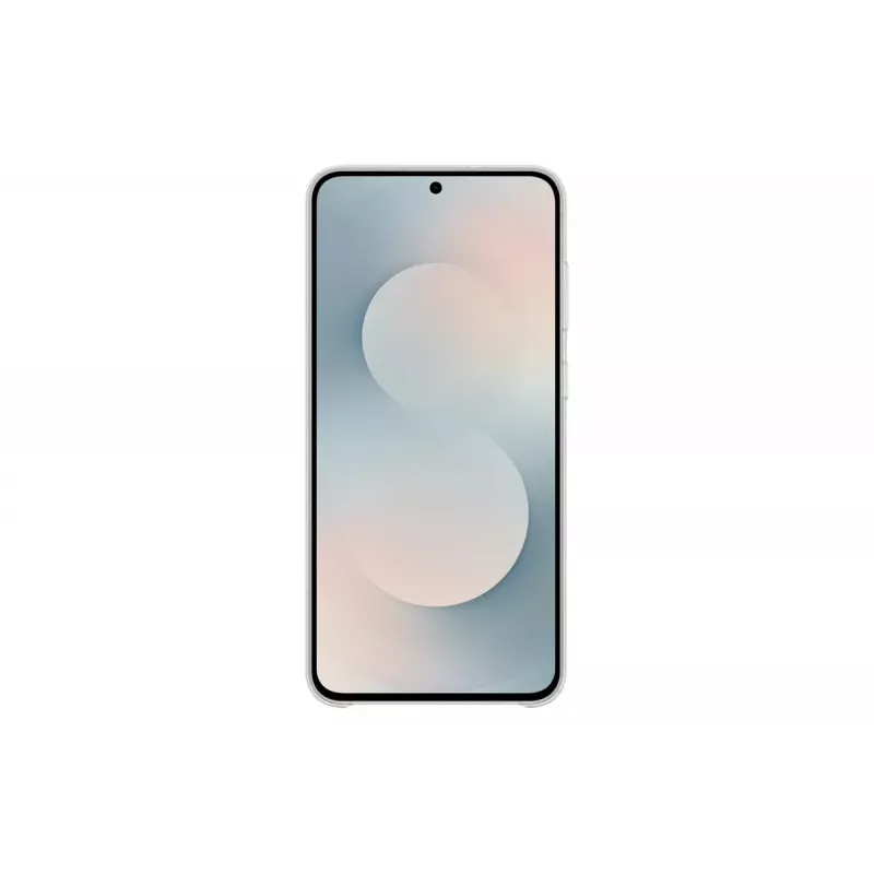Stovintis dėklas su rankena Samsung Galaxy S25 FE – Baltas, darbalaukio stovas