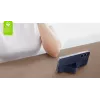 Stovintis dėklas su rankena Samsung Galaxy S25 FE – Baltas, darbalaukio stovas