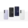 Stovintis dėklas su rankena Samsung Galaxy S25 FE – Baltas, darbalaukio stovas