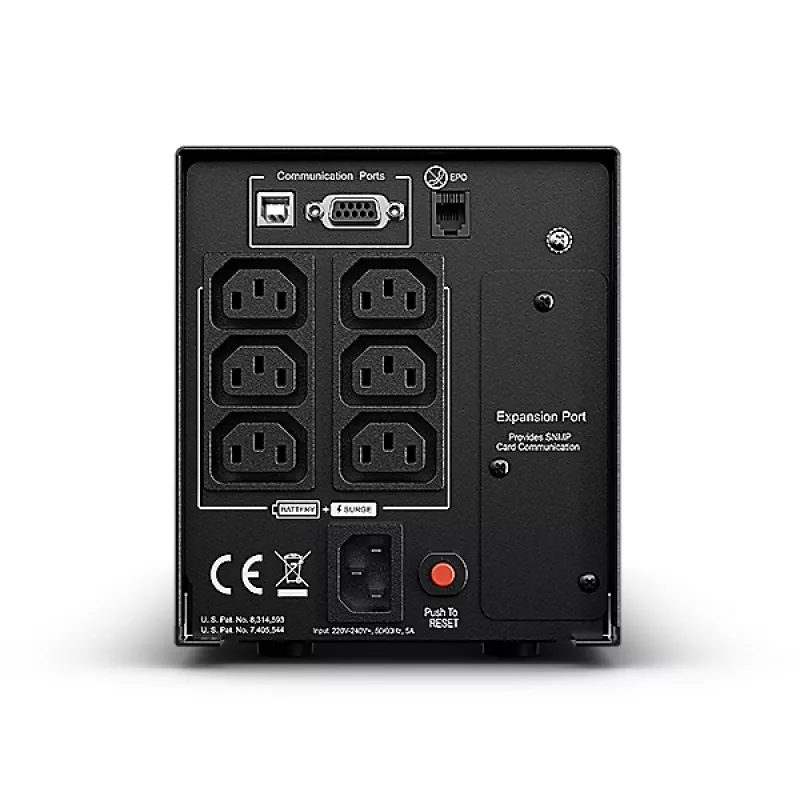 Nepertraukiamo maitinimo šaltinis CyberPower PR750ELCD linijinis-interaktyvus 0,75 kVA 675 W 6 C13 lizdai