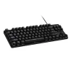 Logitech G G413 TKL SE mechaninė žaidimų klaviatūra be skaičių bloko, laidinė USB, taktiliniai jungikliai, juoda