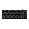 Logitech G G413 TKL SE mechaninė žaidimų klaviatūra be skaičių bloko, laidinė USB, taktiliniai jungikliai, juoda