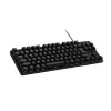 Logitech G G413 TKL SE mechaninė žaidimų klaviatūra be skaičių bloko, laidinė USB, taktiliniai jungikliai, juoda