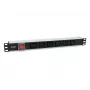 Equip 333319 maitinimo paskirstymo blokas (PDU) 6 AC lizdai 1U juodas