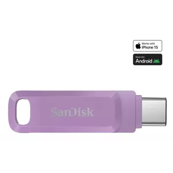 WESTERN DIGITAL SanDisk Ultra Dual Drive Go 1 TB USB atmintukas - USB-C / USB-A - violetinis
