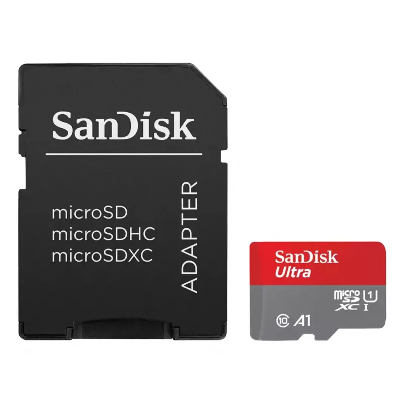 WESTERN DIGITAL SanDisk Ultra micro SDXC 64GB su SD adapteriu 140MB/s A1 Class 10 UHS-I - 2 vnt. pakuotė