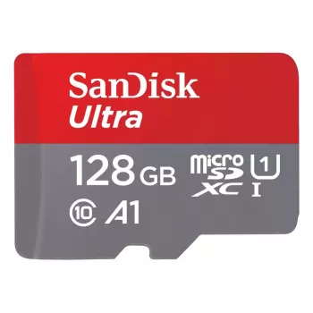 WESTERN DIGITAL SanDisk Ultra micro SDXC 128GB su SD adapteriu 140MB/s A1 Class 10 UHS-I - 2 vnt. pakuotė