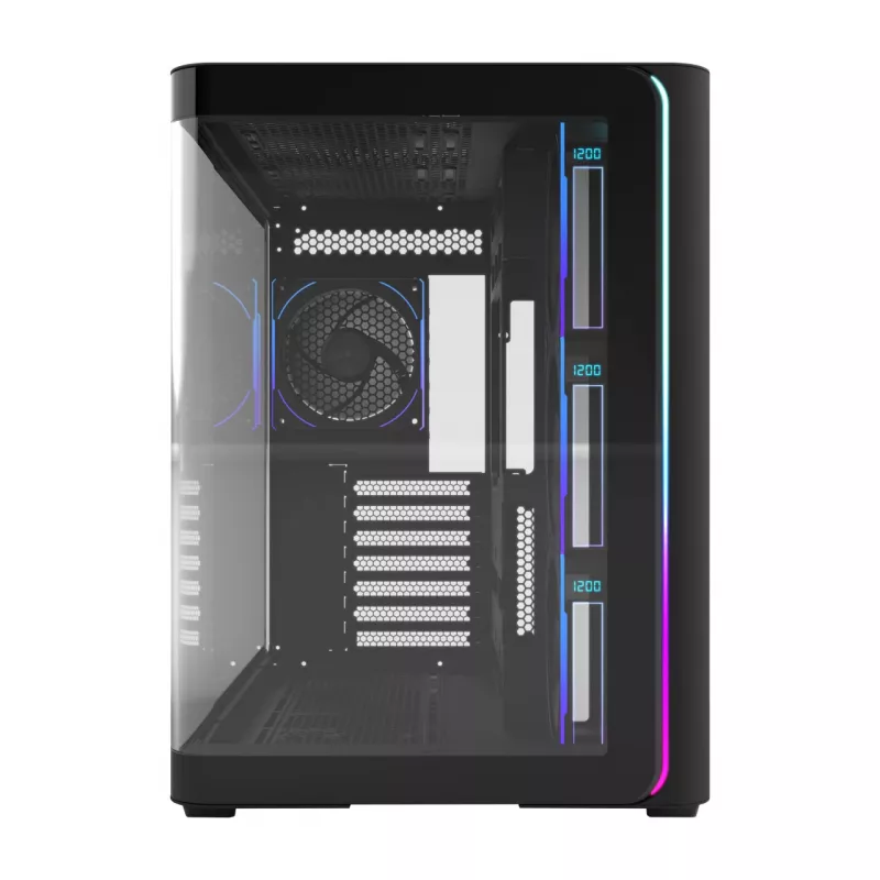 Korpusas FSP M580-BP Plus Midi Tower mITX, mATX, juodas ARGB