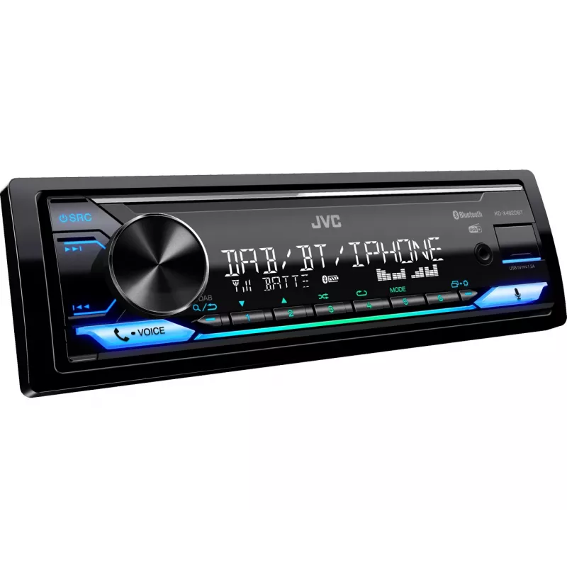JVC KD-X482DBT Juodas 200 W Bluetooth automagnetola