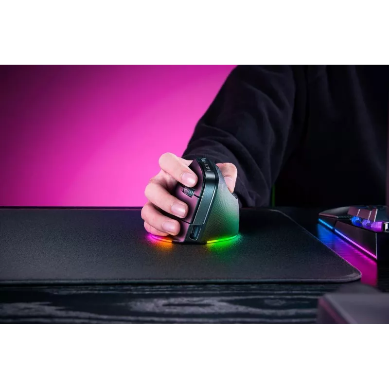 RAZER Pro Click V2 vertikali pelė belaidė / laidinė juoda