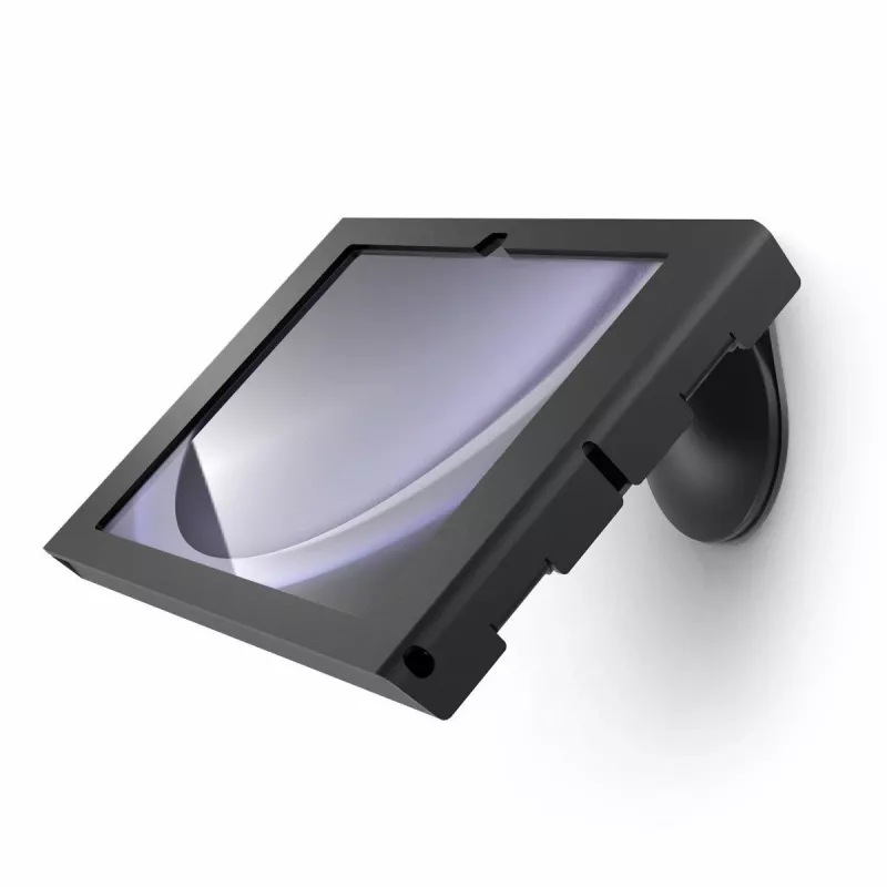 MACLOCKS rinkinys / VESA fiksuotas 45 laipsnių Core skaitiklio stovas arba sieninis laikiklis + Apex Enclosure sieninis laikiklis, skirtas Surface GO (1-4) - juoda