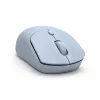 HP 400 Quiet Blue belaidė pelė, ambidekstrinė, RF belaidis + Bluetooth, 6000 DPI, mėlyna
