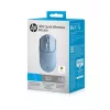 HP 400 Quiet Blue belaidė pelė, ambidekstrinė, RF belaidis + Bluetooth, 6000 DPI, mėlyna