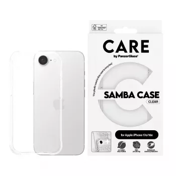 PanzerGlass CARE by Fashionable Case Samba Transparent iPhone 16e