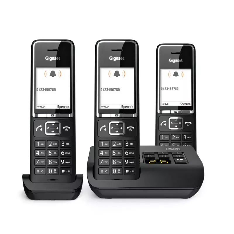 Belaidis ragelis Gigaset COMFORT 550A analoginiam telefonui, skirto skambintojo ID