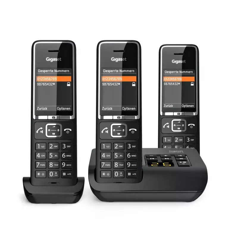 Belaidis ragelis Gigaset COMFORT 550A analoginiam telefonui, skirto skambintojo ID