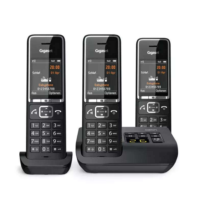 Belaidis ragelis Gigaset COMFORT 550A analoginiam telefonui, skirto skambintojo ID