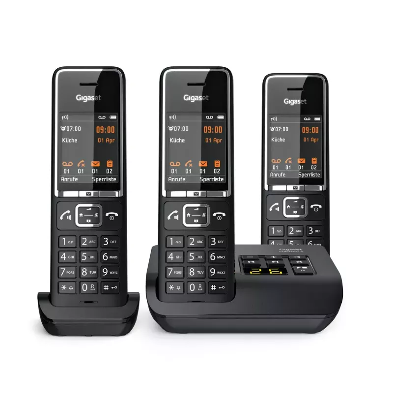 Belaidis ragelis Gigaset COMFORT 550A analoginiam telefonui, skirto skambintojo ID