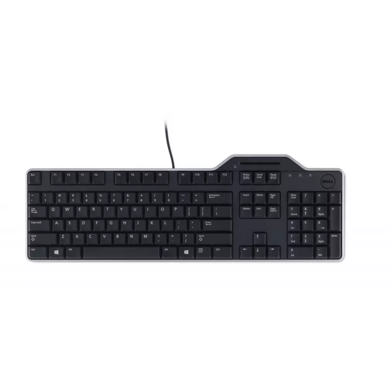 DELL KB813 klaviatūra su išmaniąja kortelių skaitytuvu, USB, QWERTY, JAV anglų, juoda