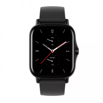 Amazfit GTS 2 4,19 cm (1,65 colio) AMOLED 43 mm Skaitmeninis 348 x 442 pikseliai Liečiamas ekranas Juodas Wi-Fi GPS (palydovas)