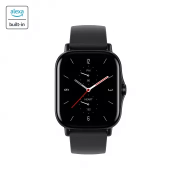 Amazfit GTS 2 4,19 cm (1,65 colio) AMOLED 43 mm Skaitmeninis 348 x 442 pikseliai Liečiamas ekranas Juodas Wi-Fi GPS (palydovas)